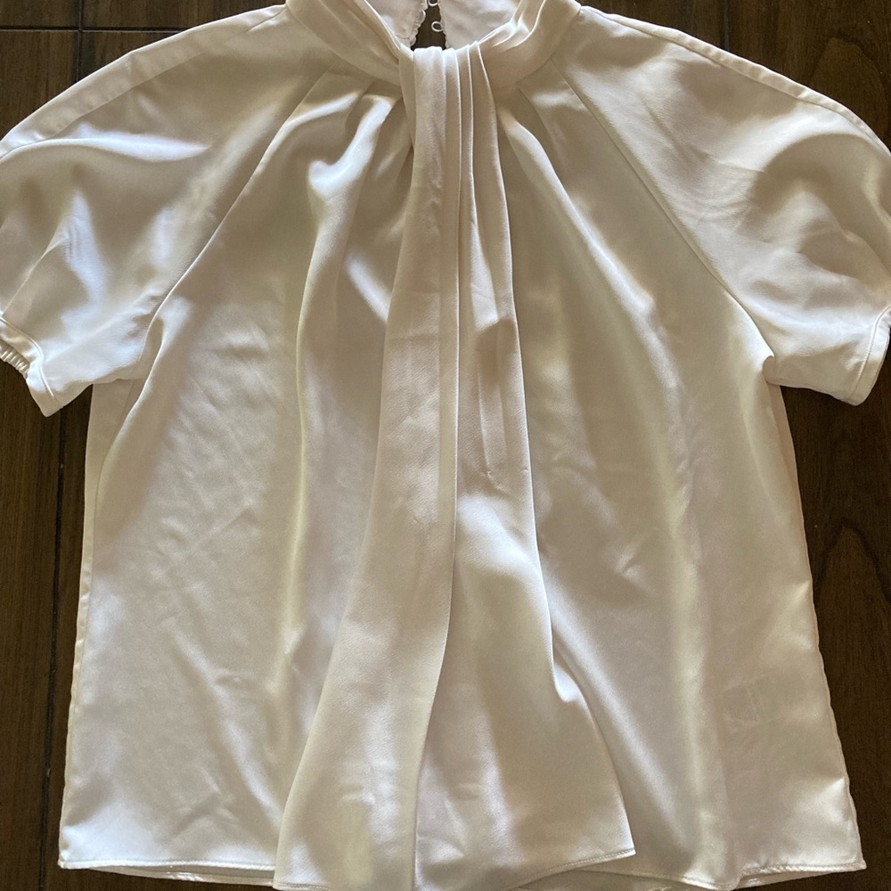 J Crew puff sleeve blouse. Size M